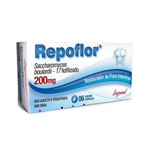 REPOFLOR CAPSULAS 200MG x 6