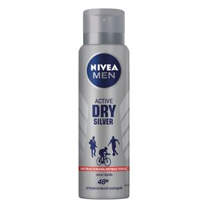 NIVEA MEN AEROSOL SILVER PROTEC ANTIBACTERIANO 150 ML x 1