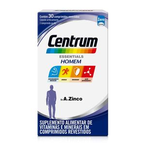 CENTRUM ESSENTIALS COMPRIMIDO REVESTIDO HOMEM x 30