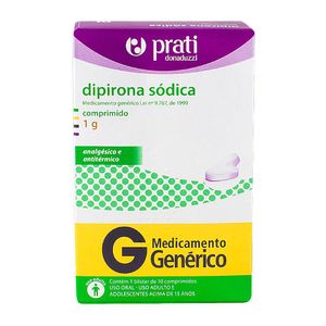 DIPIRONA SODICA MG COMPRIMIDO 1G x 10