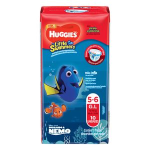 FRALDA HUGGIES LITTLE SWIMMERS G 10 UNIDADES