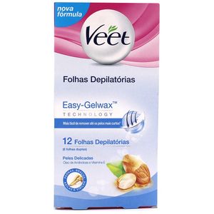 VEET CERA FRIA PELE DELICADA x 12