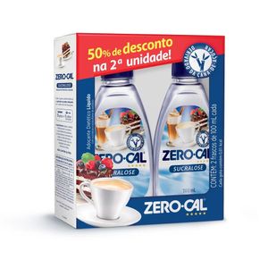 Kit Adocante Liquido Zero-Cal Sucralose 2 unidades de 100ml cada