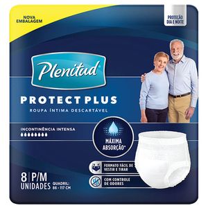 PLENITUD ACT PLUS ROUPA INTIMA P/M UNISSEX x 8