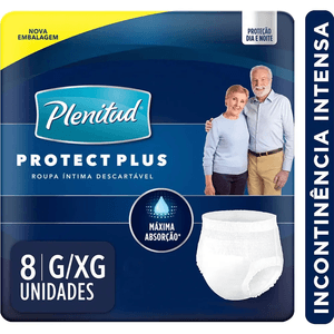 PLENITUD ACT PLUS ROUPA INTIMA G/XG UNISSEX x 8