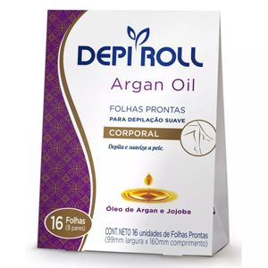 DEPI ROLL FOLHAS PRONTAS CORPORAL ARGAN OIL x 16