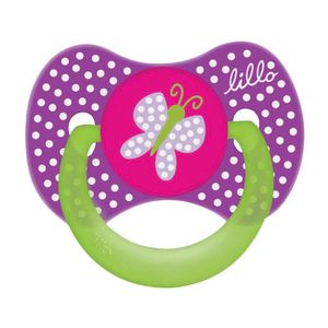 LILLO CHUPETA FUNNY ORTODONTICO SILICONE LILAS N.2 x 1
