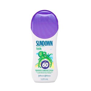 SUNDOWN KIDS CREME PROTETOR SOLAR FPS60 120 ML x 1