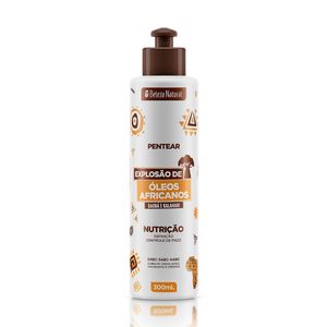 BELEZA NATURAL CREME PENTEAR EXPLOSAO OLEOS AFRICANOS NUTRICAO 300 ML x 1