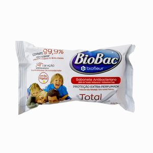 Sabonete Biofleur Biobac Antibacteriano Total 180G