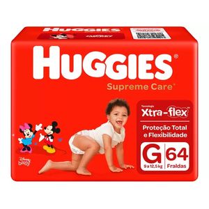 HUGGIES SUPRE CARE FRALDA HIPER G x 64