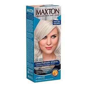 TINTURA MAXTON 12.111 LOURO PLATINA CINZA SUPER INTENSO
