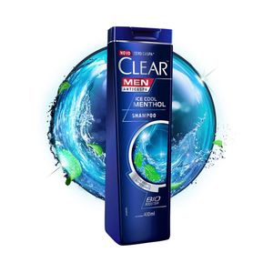 CLEAR ANTICASPA SHAMPOO MEN MAXIMUM FRESH COOL MENTOL 400 ML x 1