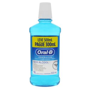 ORAL-B PRO SAUDE ENXAGUANTE BUCAL MENTA FRESCA LEVE 500ML PAGUE 300ML 500 ML x 1