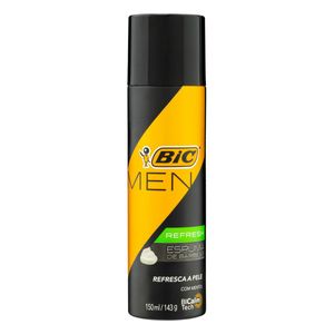 Espuma De Barbear Refresh Bic Men Frasco 150Ml