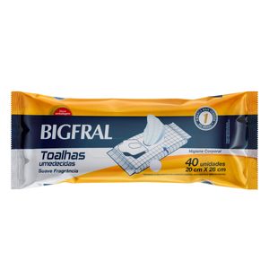 BIGFRAL LENCO UMEDECIDO PARA ADULTO x 40
