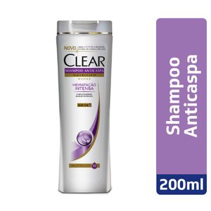 CLEAR ANTICASPA SHAMPOO WOMEN HIDRATACAO INTENSA 200 ML x 1