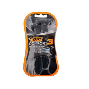 BIC COMFORT 3 APARELHO BARBEAR MASCULINO BLACK NIGHT x 2