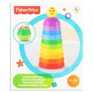 Brinquedo Para Bebê Potinhos Empilhar E Rolar Fisher-Price