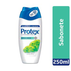 Sabonete Liquido Corporal Protex Erva Doce Com 250ml