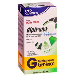 DIPIRONA SODICA MG GOTAS 500MG 20 ML x 1 (/ML)
