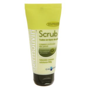 DERMOTIVIN SCRUB SABONETE CREMOSO ESFOLIANTE TODOS OS TIPOS DE PELE 60 G x 1