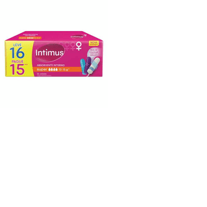 INTIMUS GEL ABSORVENTE INTIMO SUPER x 16