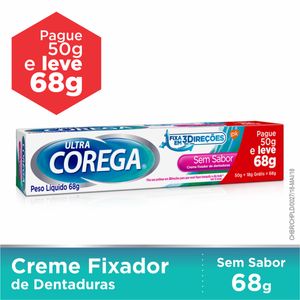 ULTRA COREGA CREME SEM SABOR 68 G x 1