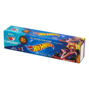 CONDOR BAMBINOS GEL DENTAL HOT WHEELS 6+ANOS MORANGO 50 G x 1