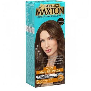 TINTURA MAXTON KIT CASTANHO CLARO DOURADO 5.3