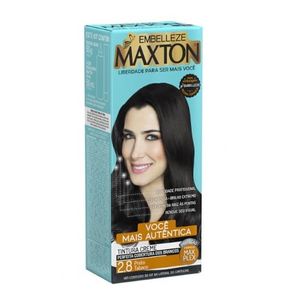 MAXTON KIT COLORACAO CREME PRETO TABACO 2.8 x 1