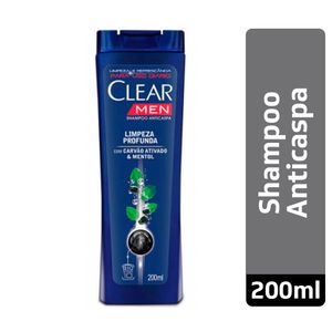 CLEAR ANTICASPA SHAMPOO MEN LIMPEZA PROFUNDA 200 ML x 1