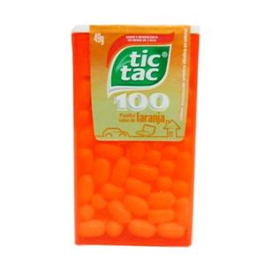TIC-TAC PASTILHAS SABOR LARANJA 49 G x 1