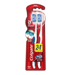 COLGATE LUMINOUS W ESCOVA DENTAL 360 MACIA LEVE 2 PAGUE 1 x 2