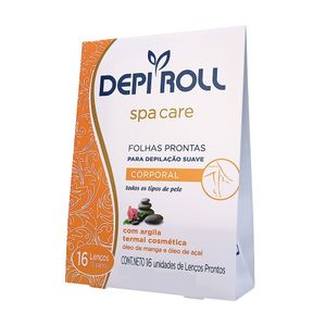 DEPI ROLL SPA CARE FOLHA DEPILATORIA PRONTA CORPORAL x 16
