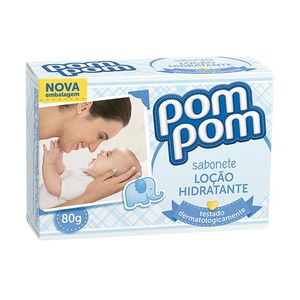 POM POM SABONETE SABONETE INFANTIL HIDRATANTE 80 G x 1