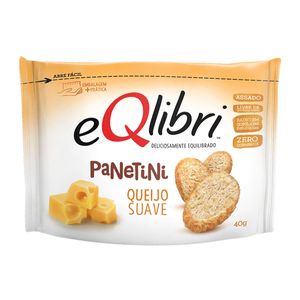 EQLIBRI BISCOITO PANETINI QUEIJO SUAVE 40 G x 1