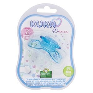 KUKA BABY CHUPETA DECORADA NEON BICO SILICONE N2 AZUL REF 2281 x 1
