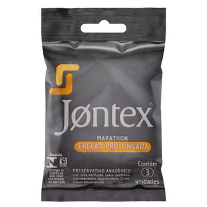 JONTEX SACHE PRESERVATIVO LUBRIFICADO MARATHON x 3