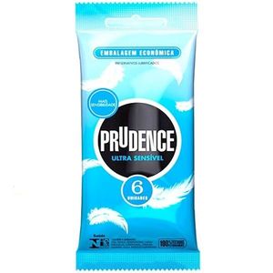 PRUDENCE UL SENSIV SACHE PRESERVATIVO LUBRIFICADO x 6