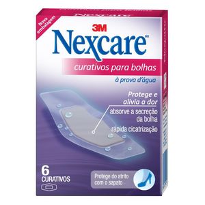 NEXCARE CURATIVOS CURATIVO TRANSPARENTE PARA BOLHAS x 6