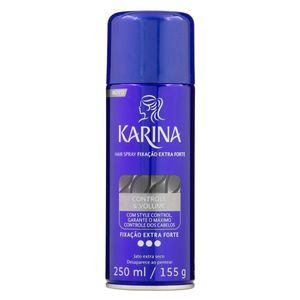 Hair Spray Extraforte Karina Controle E Volume Frasco 250Ml