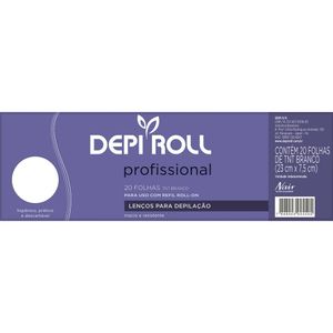 DEPI ROLL PROFISSI LENCO PARA DEPILACAO TNT BRANCO x 20