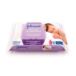 JOHNSONS BABY TOALHAS UMEDECIDAS HORA DO SONO x 48