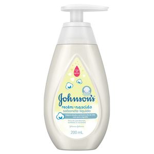 JOHNSONS BABY SABONETE LIQUIDO RECEM NASCIDO 200 ML x 1