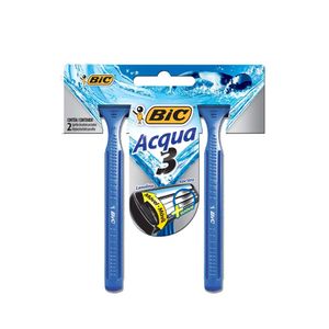 BIC ACQUA 3 APARELHO BARBEAR MASCULINO x 2
