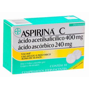 ASPIRINA C COMPRIMIDO EFERVESCENTE 400MG x 10