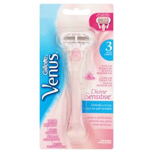GILLETTE VENUS APARELHO DEPILATORIO FEMININO DIVINE SENSITIVE x 1