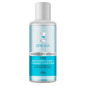 Demaquilante Bifásico Oil Free Zeta Skin 120ml