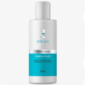 Tônico Facial Limpeza Profunda Zeta Skin 200ml
